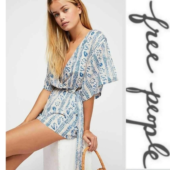 Free People Pants - FREE PEOPLE put a ring on it romper xs